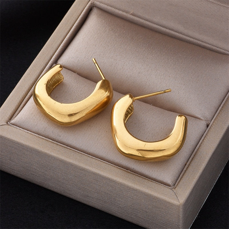 18k Gold Rosa Earrings