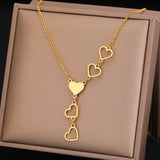 18k Gold The Love Path Necklace