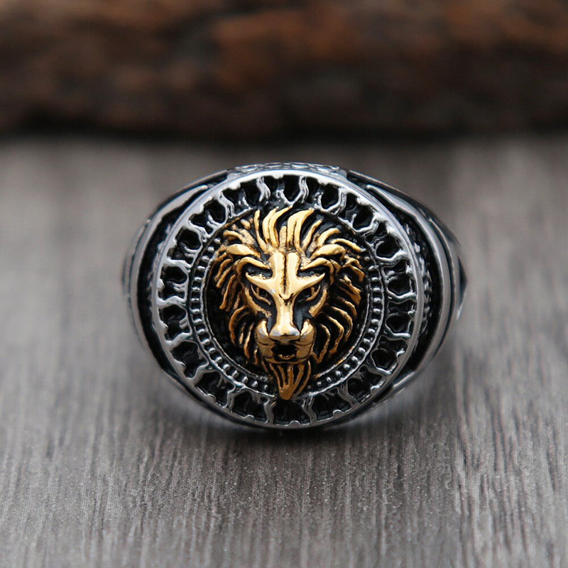 Vintage Lion King Ring