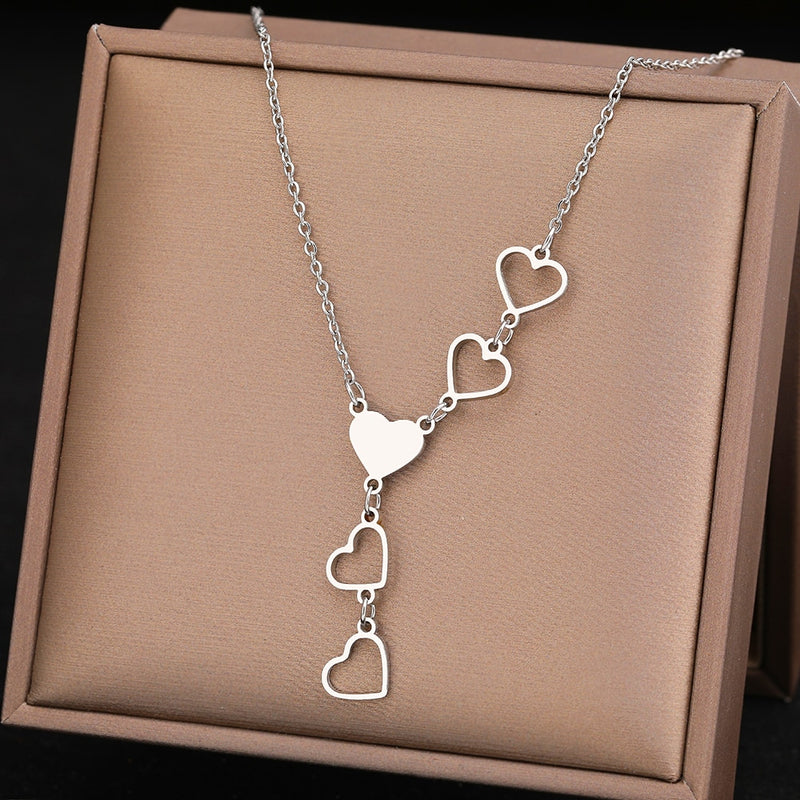 Sterling Silver The Love path Necklace