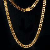 18k Gold Clasp Cuban Chain