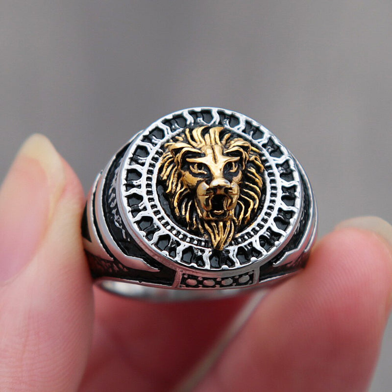 Vintage Lion King Ring
