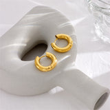 18k Gold Ring Earrings