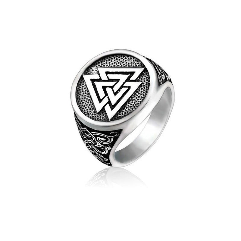 Vintage Valknut Ring