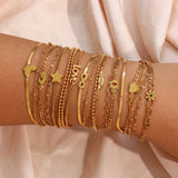 18k Gold Love Hand Bracelet
