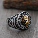 Vintage Lion King Ring