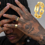 Blade Cuban Link Ring