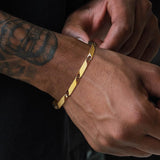 Bar Linked Bracelet (18k Gold / Sterling Silver)
