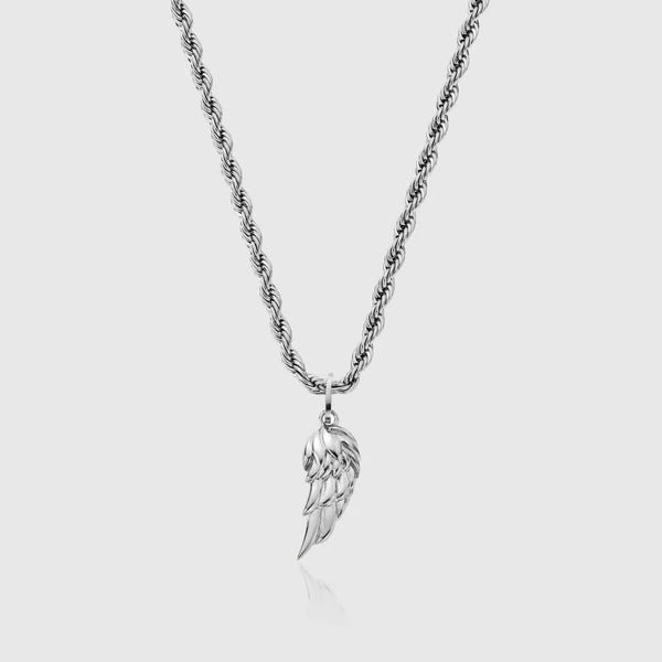 Sterling Silver Wing Pendant Necklace