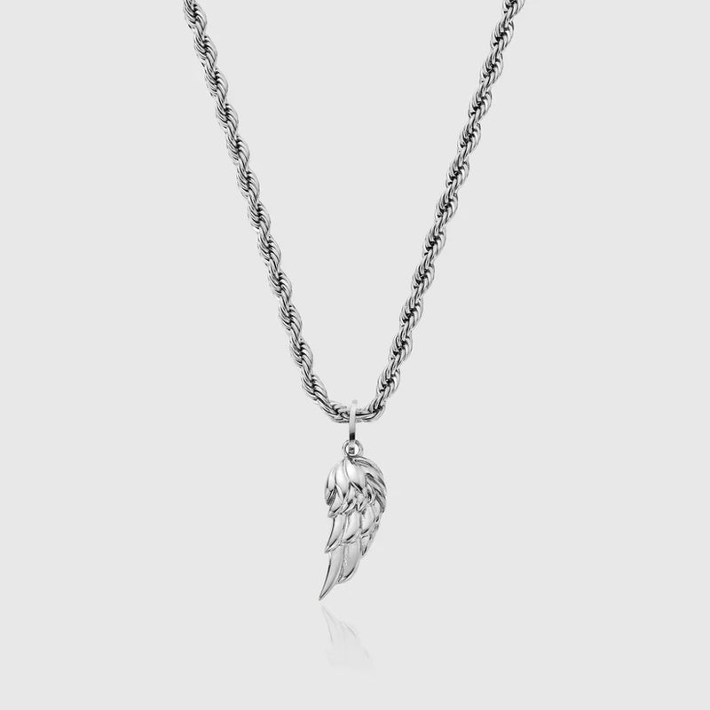 Sterling Silver Wing Pendant Necklace