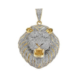 Diamond Lion King Pendant (Cuban/Rope Chain)