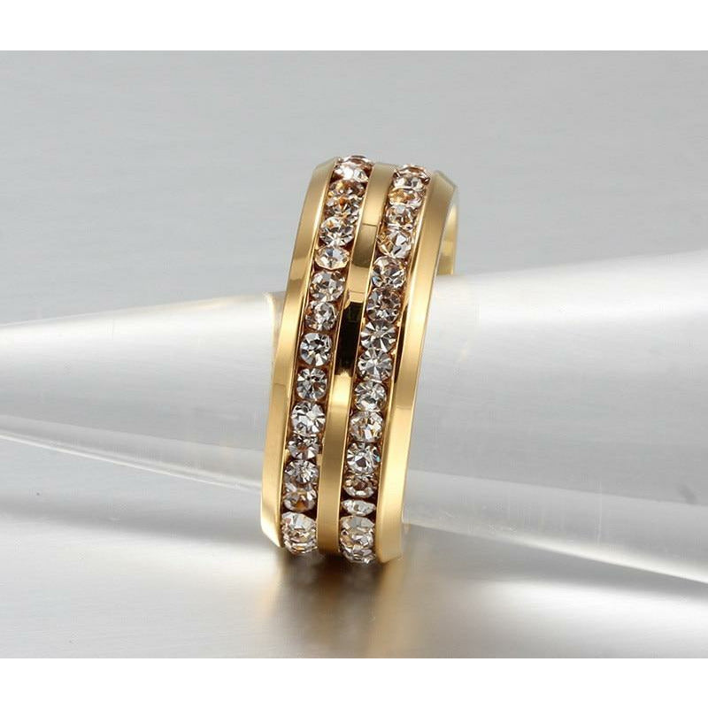 Vintage Diamond Stacked Ring