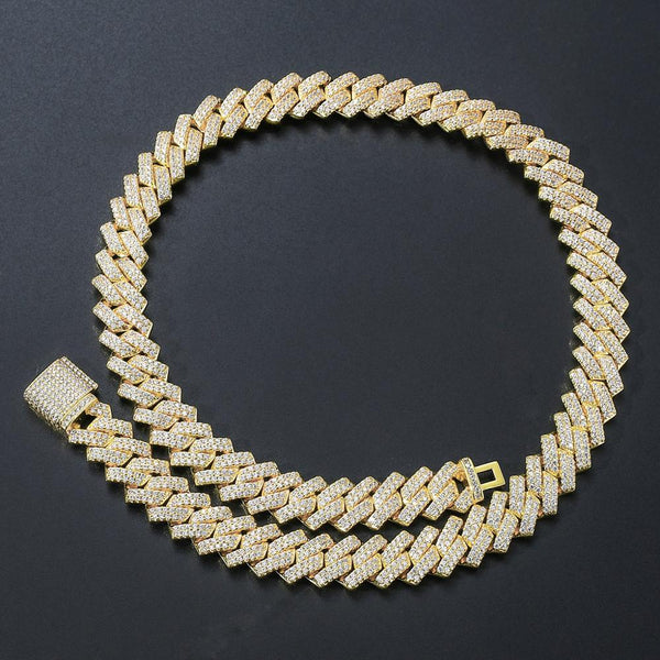 Diamond Micro Paved Cuban Link Chain