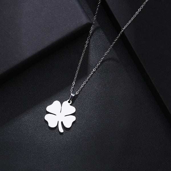 Sterling Silver Clover Pendant Chain