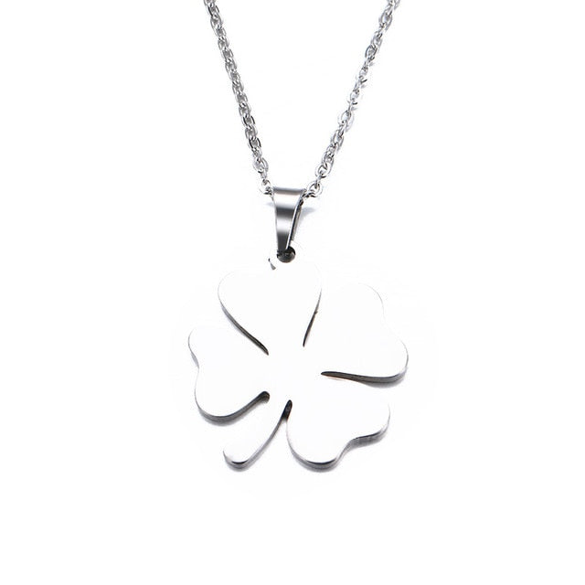 Sterling Silver Clover Pendant Chain
