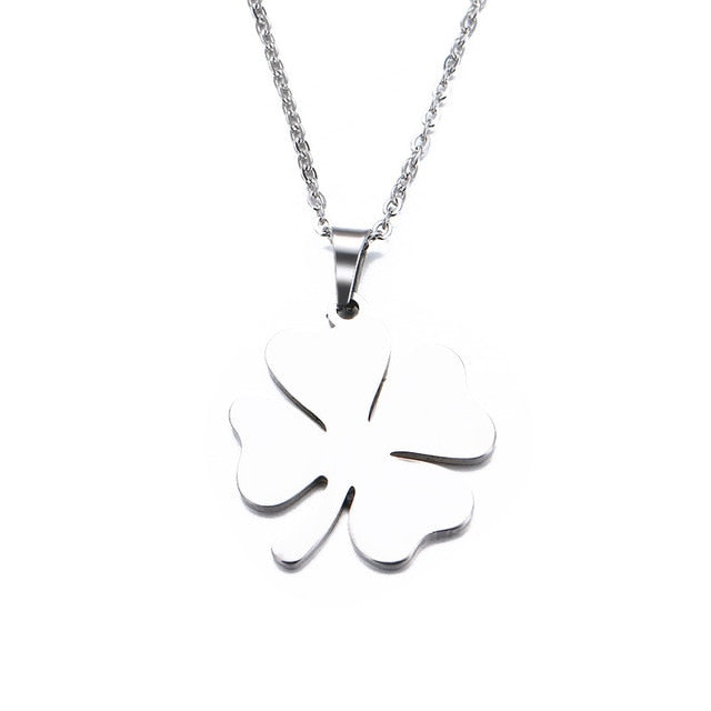 Gold Clover Pendant Chain