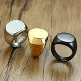 Polished Enamel Ring