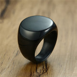 Polished Enamel Ring