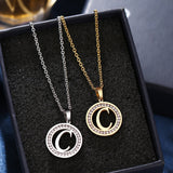 A-Z Initials Necklace Diamond Pendant