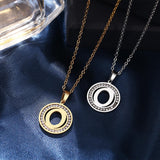 A-Z Initials Necklace Diamond Pendant