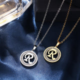 A-Z Initials Necklace Diamond Pendant