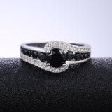 VVS Black Diamond Ring