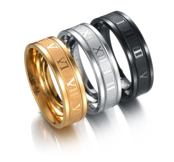 Roman Numerals Ring