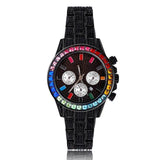 Rainbow Baguette Watch