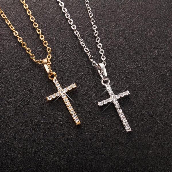 Diamond Cross pendant (chain included)