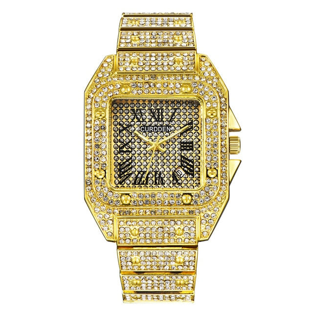 Diamond Roman Numerals Watch