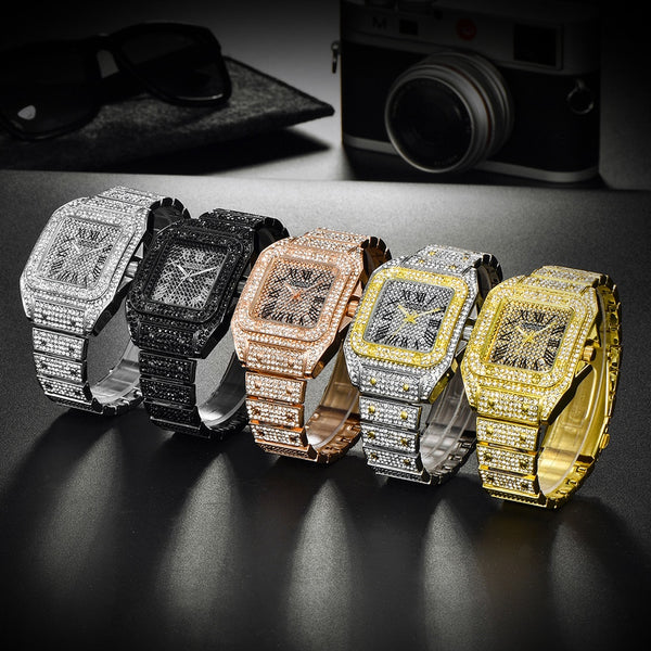 Diamond Roman Numerals Watch