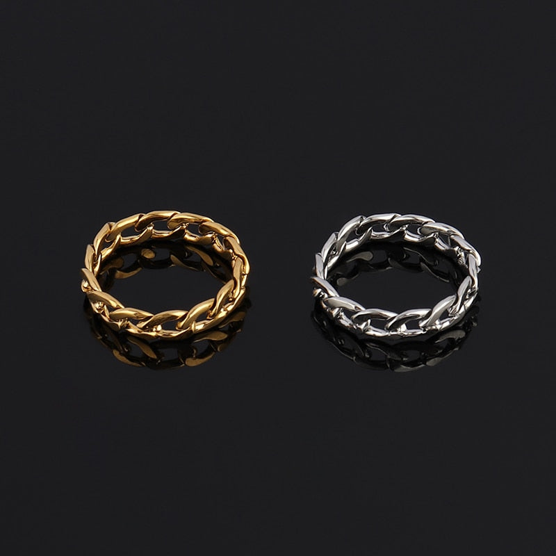 Cuban link Ring