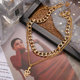 Multi-layer Chain Choker Necklace (20+ Designs) 18k Gold / Sterling Silver