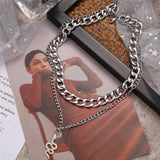 Multi-layer Chain Choker Necklace (20+ Designs) 18k Gold / Sterling Silver