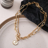Multi-layer Chain Choker Necklace (20+ Designs) 18k Gold / Sterling Silver