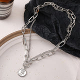 Multi-layer Chain Choker Necklace (20+ Designs) 18k Gold / Sterling Silver