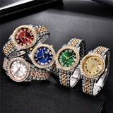 2-Tone Diamond Luxury Gold Watch
