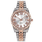 2-Tone Diamond Luxury Rose Gold Watch
