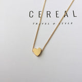 Gold / Silver Heart Pendant necklace