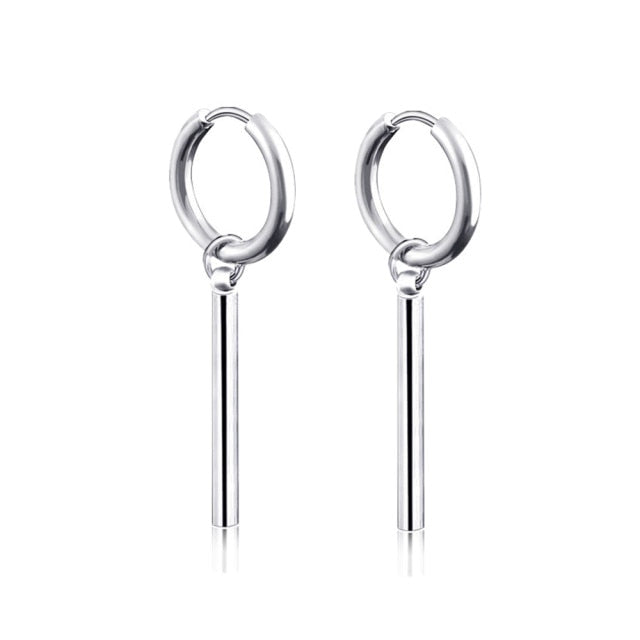 Sterling Silver Bar Earrings