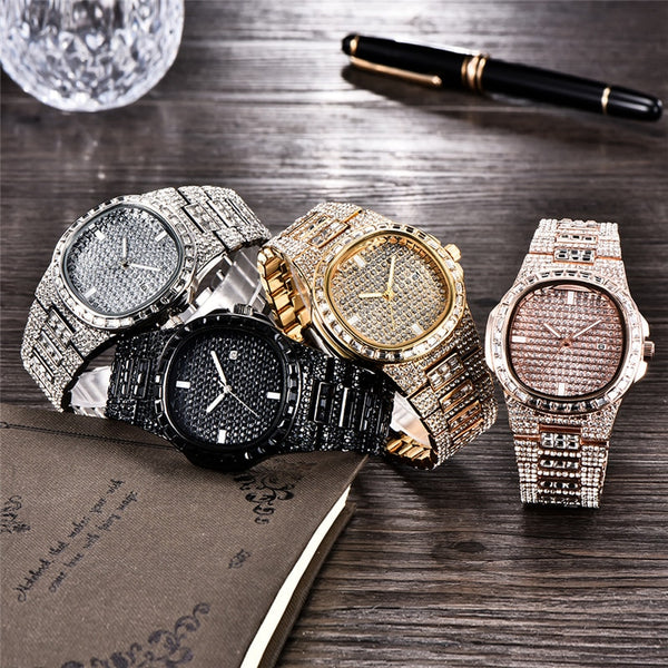 Diamond Baguette Watch