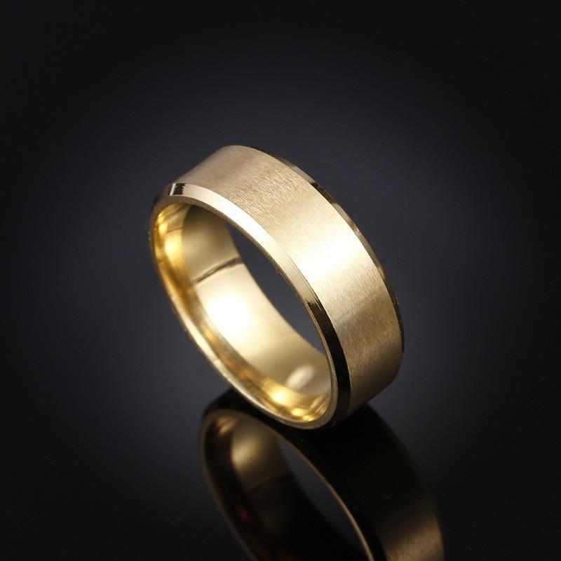 18k Gold Polished Ring