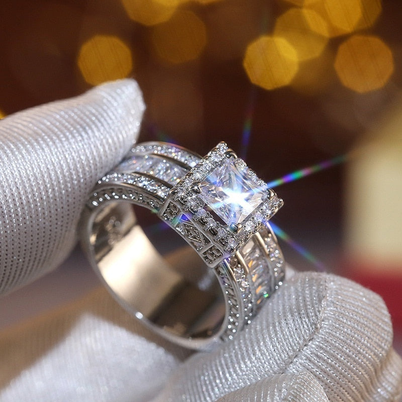 Micro Paved 1 Ct Diamond Ring