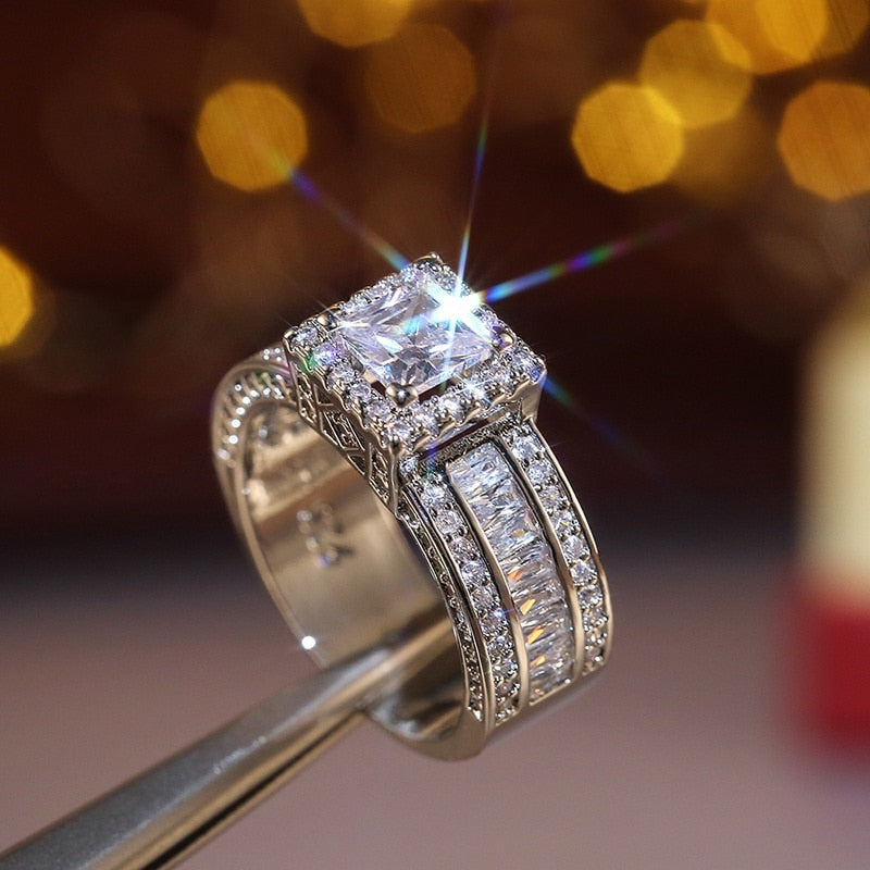 Micro Paved 1 Ct Diamond Ring
