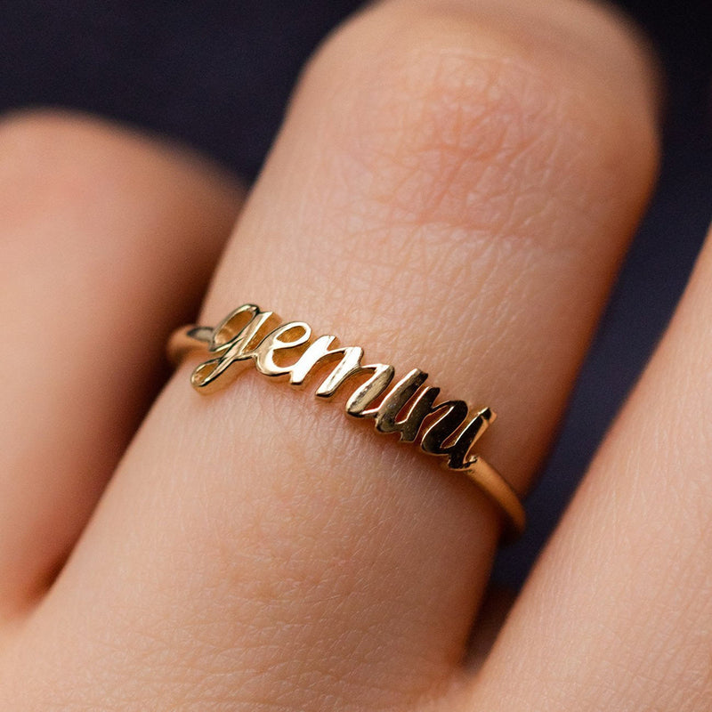 Star Sign Ring